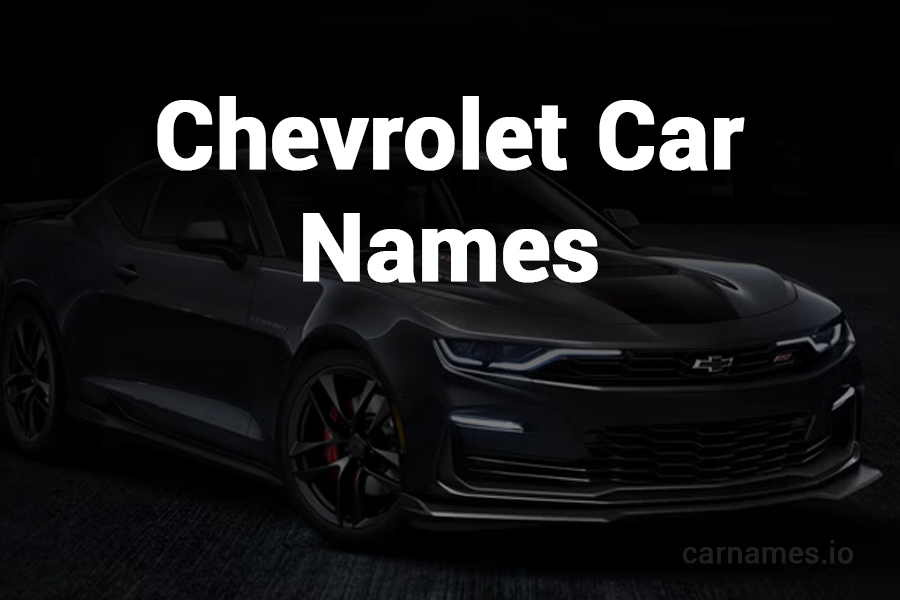 Chevrolet Car Names: Explore Tradition and Innovation
