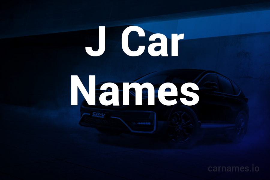 J Car Names: A Comprehensive Guide to Elegant Labels