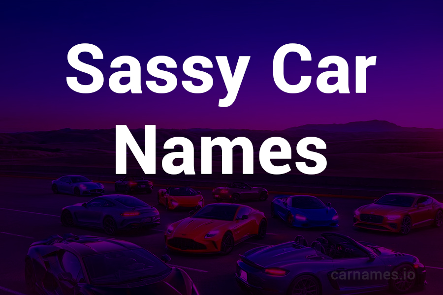 Sassy Car Names: Discover Bold and Daring Titles