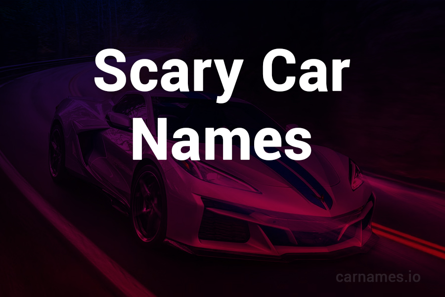 Scary Car Names: Evoking Mystery and Thrills