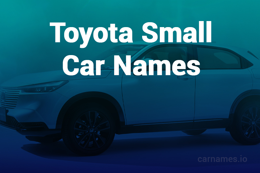 Toyota Small Car Names: A Journey Through Time